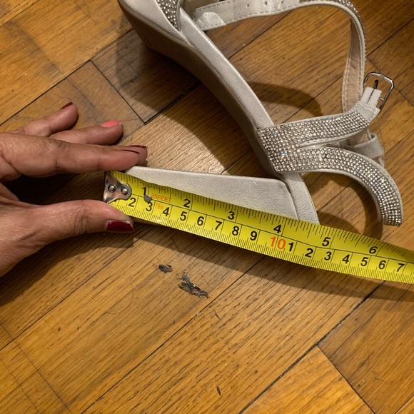 Holiday Heels SUGAR Priscilla NWB holiday Christmas wedding sexy  heels silver - Picture 5 of 9